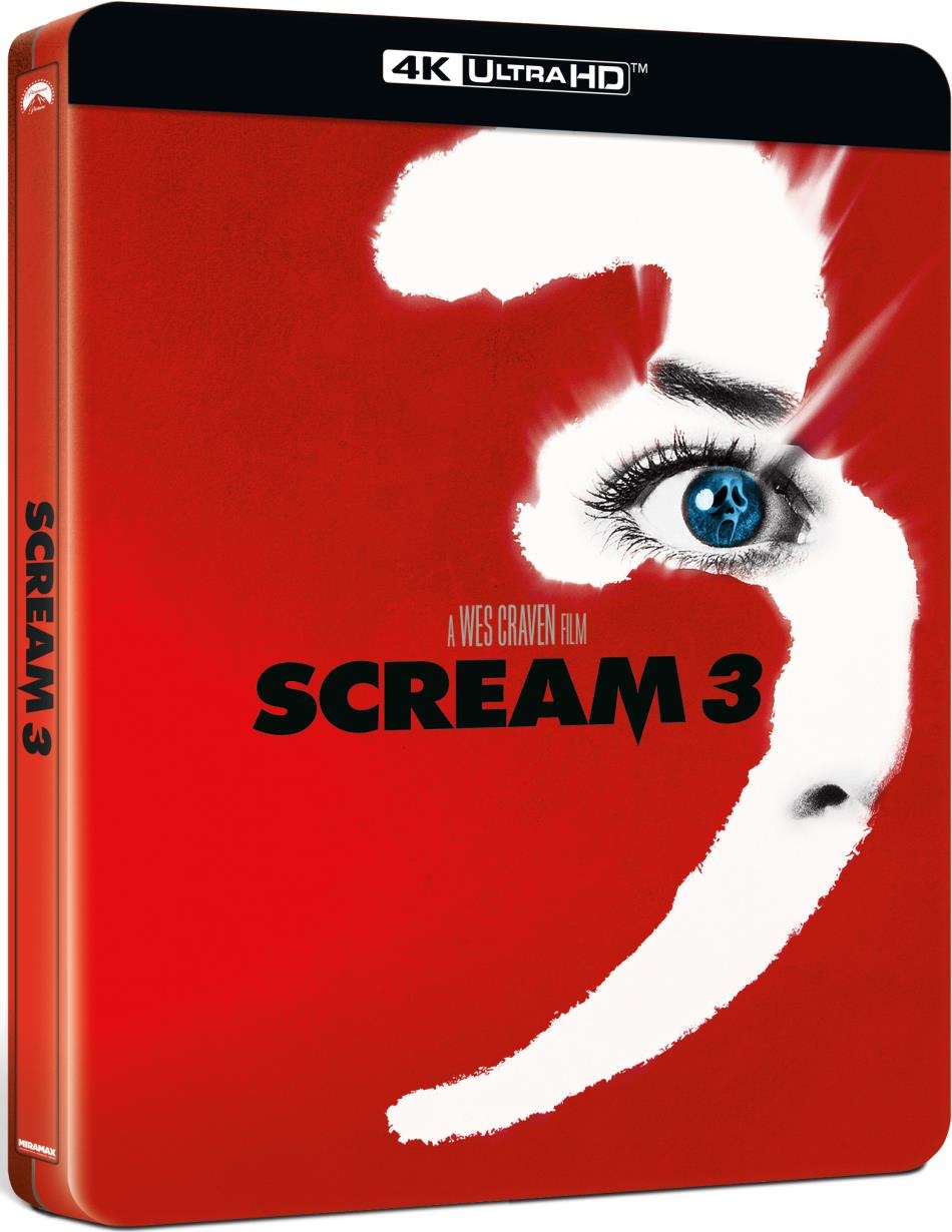 4K Uhd Scream 3 Steelbook NUOVO SIGILLATO EDIZIONE DEL SUBITO DISPONIBILE blu-ray