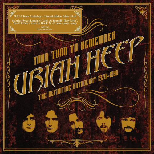 Vinile Uriah Heep - The Definitive Anthology 1970-1990 Vinyl 2 Lp NUOVO SIGILLATO EDIZIONE DEL SUBITO DISPONIBILE giallo