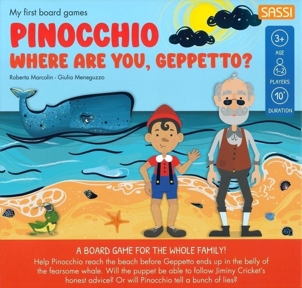Libri Marcolin Roberta / Meneguzzo Giulia - Pinocchio. Where Are You, Geppettom My First Board Games. Con Gadget NUOVO SIGILLATO, EDIZIONE DEL 07/02/2024 SUBITO DISPONIBILE