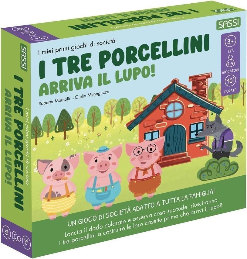 Libri Marcolin Roberta - I Tre Porcellini. Arriva Il Lupo I Miei Primi Giochi Di Societa. Con Gadget NUOVO SIGILLATO EDIZIONE DEL SUBITO DISPONIBILE