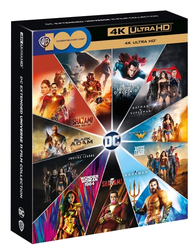 Blu-Ray 4K Uhd Dc Extended Universe 11 Film Collection (12 4K Ultra HD) NUOVO SIGILLATO, EDIZIONE DEL 23/11/2023 SUBITO DISPONIBILE