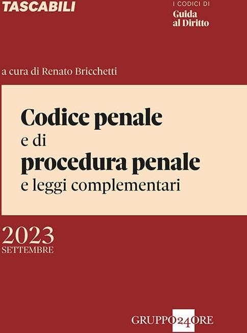 Libri Bricchetti - 2O Ed. 2023 - Codice Pen. Proc.Pen 2023 NUOVO SIGILLATO SUBITO DISPONIBILE