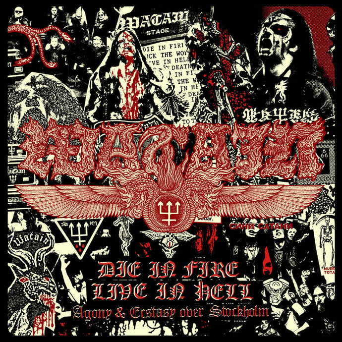 Vinile Watain - Die In Fire - Live In Hell (Ltd. 2Lp/Yellow/Red) NUOVO SIGILLATO, EDIZIONE DEL 03/11/2023 SUBITO DISPONIBILE