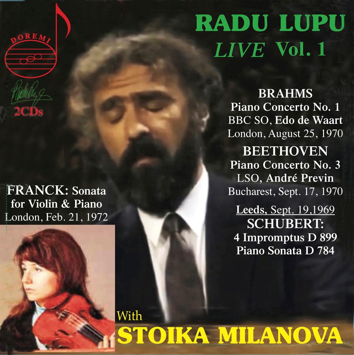 Audio Cd Radu Lupu - Live Vol. 1 (2 Cd) NUOVO SIGILLATO, EDIZIONE DEL 18/10/2023 SUBITO DISPONIBILE