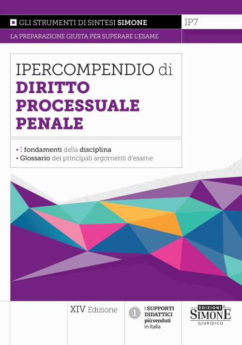Libri Ipercompendio Di Diritto Processuale Penale NUOVO SIGILLATO, EDIZIONE DEL 04/10/2023 SUBITO DISPONIBILE