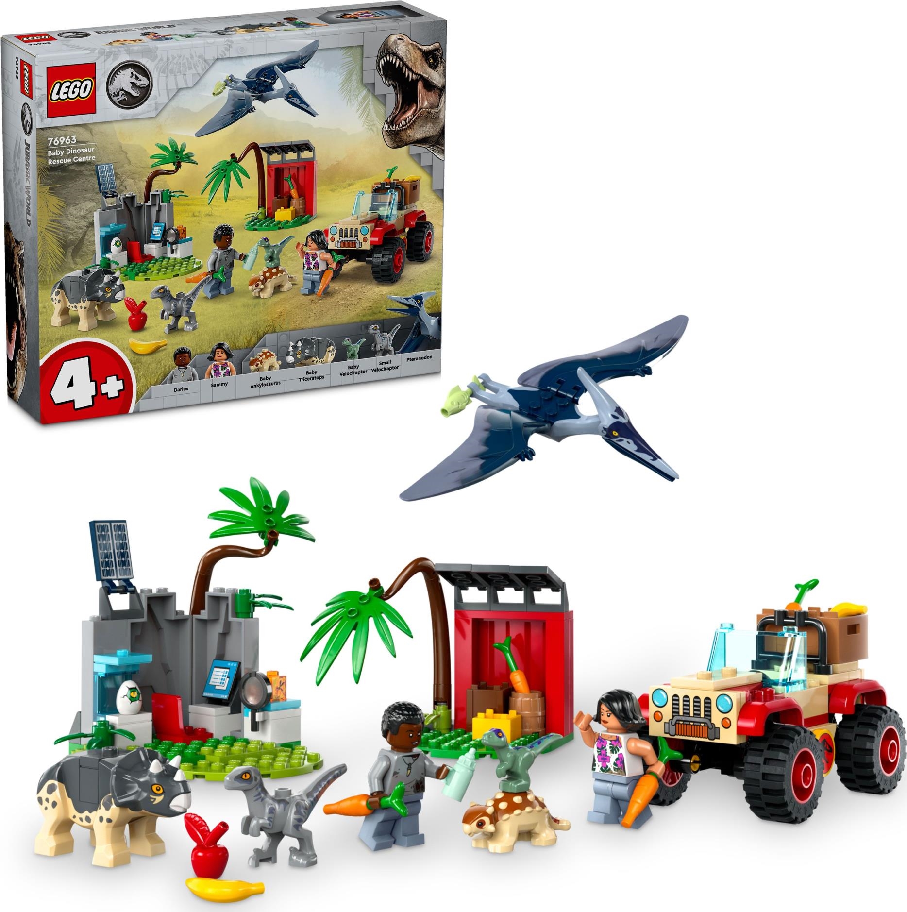 Merchandising Lego: 76963 - Jurassic World - Centro Di Soccorso Dei Baby Dinosauri NUOVO SIGILLATO, EDIZIONE DEL 01/01/2024 SUBITO DISPONIBILE