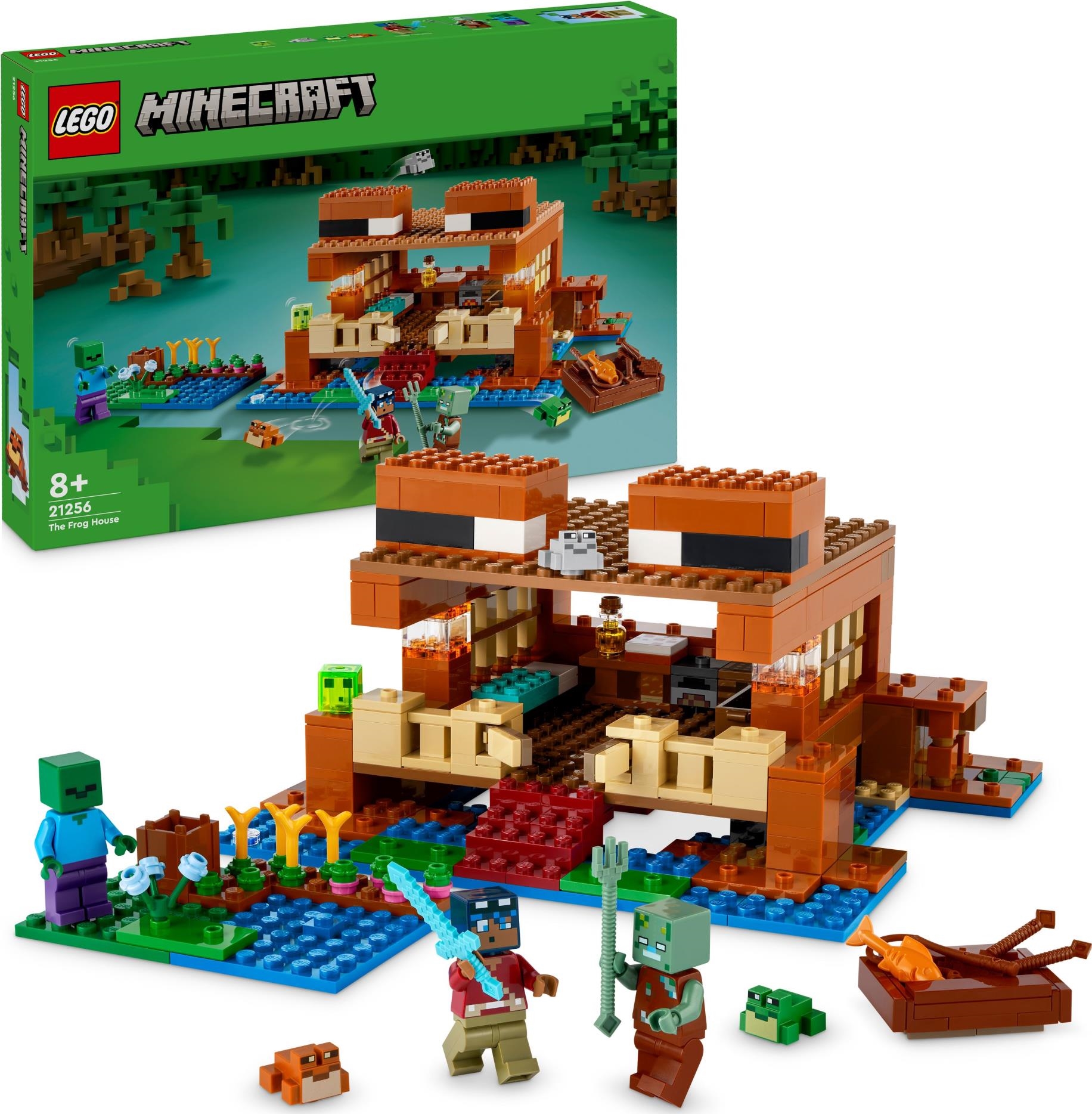 Merchandising Lego: 21256 - Minecraft - La Casa-Rana NUOVO SIGILLATO, EDIZIONE DEL 01/01/2024 SUBITO DISPONIBILE