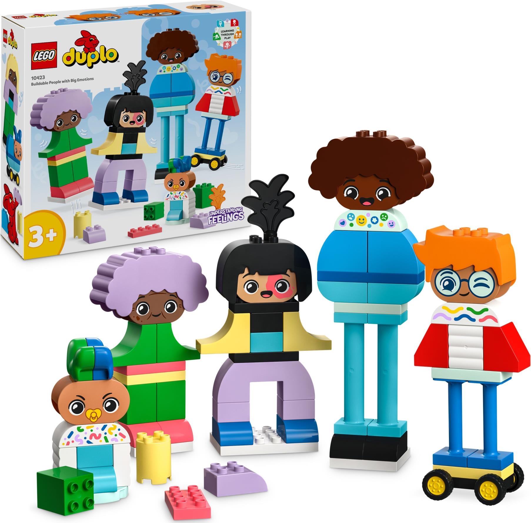 Merchandising Lego: 10423 - Duplo Town - Persone Da Costruire Con Grandi Emozioni NUOVO SIGILLATO, EDIZIONE DEL 01/01/2024 SUBITO DISPONIBILE
