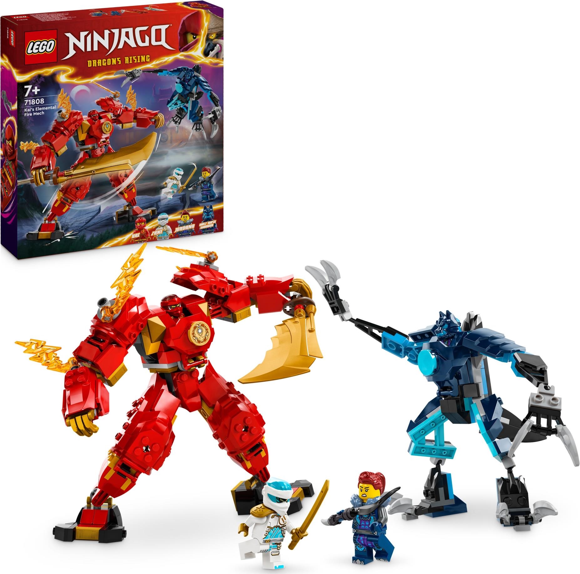 Merchandising Lego: 71808 - Ninjago - Mech Elemento Fuoco Di Kai NUOVO SIGILLATO, EDIZIONE DEL 01/01/2024 SUBITO DISPONIBILE