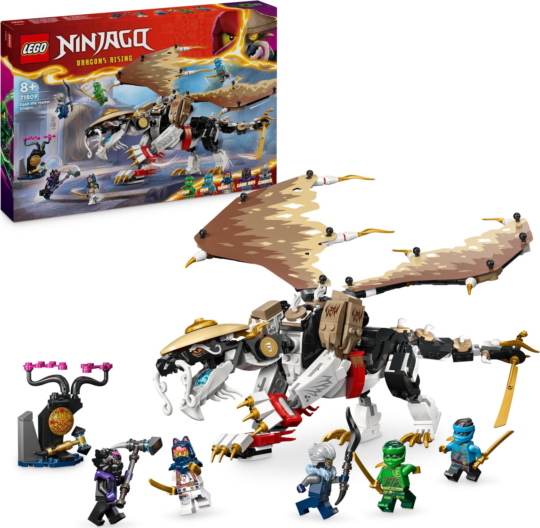 Merchandising Lego: 71809 - Ninjago - Egalt, Il Drago Maestro NUOVO SIGILLATO, EDIZIONE DEL 01/01/2024 SUBITO DISPONIBILE