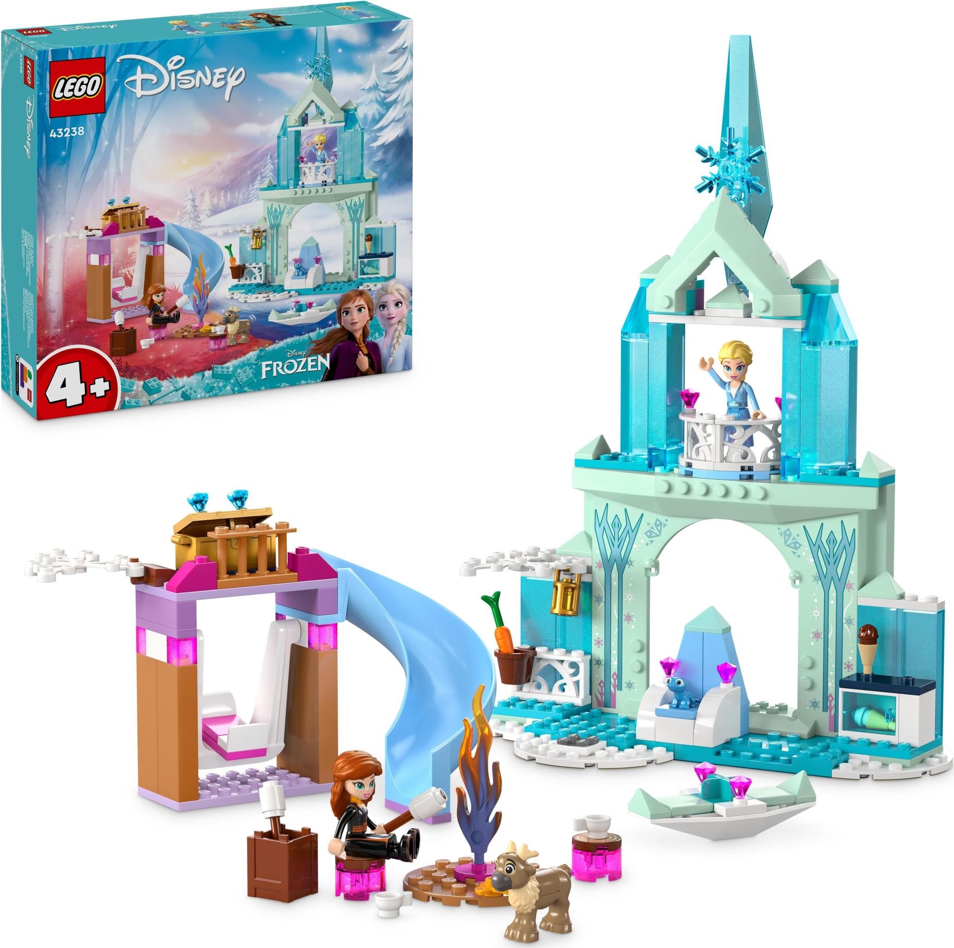 Merchandising Lego: 43238 - Disney Princess - Il Castello Di Ghiaccio Di Elsa NUOVO SIGILLATO, EDIZIONE DEL 01/01/2024 SUBITO DISPONIBILE