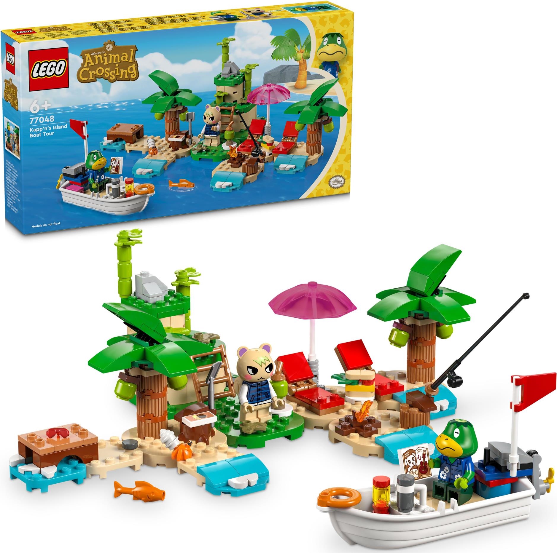 Merchandising Animal Crossing: Lego 77048 - Tour In Barca Di Remo NUOVO SIGILLATO, EDIZIONE DEL 01/03/2024 SUBITO DISPONIBILE