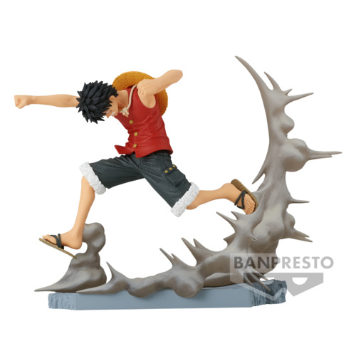 Figura dazione Monkey D. Luffy One Piece - Senkozekkei 8 cm BP89112P Multicolore - Statuetta da collezione ideale per i fan degli anime One