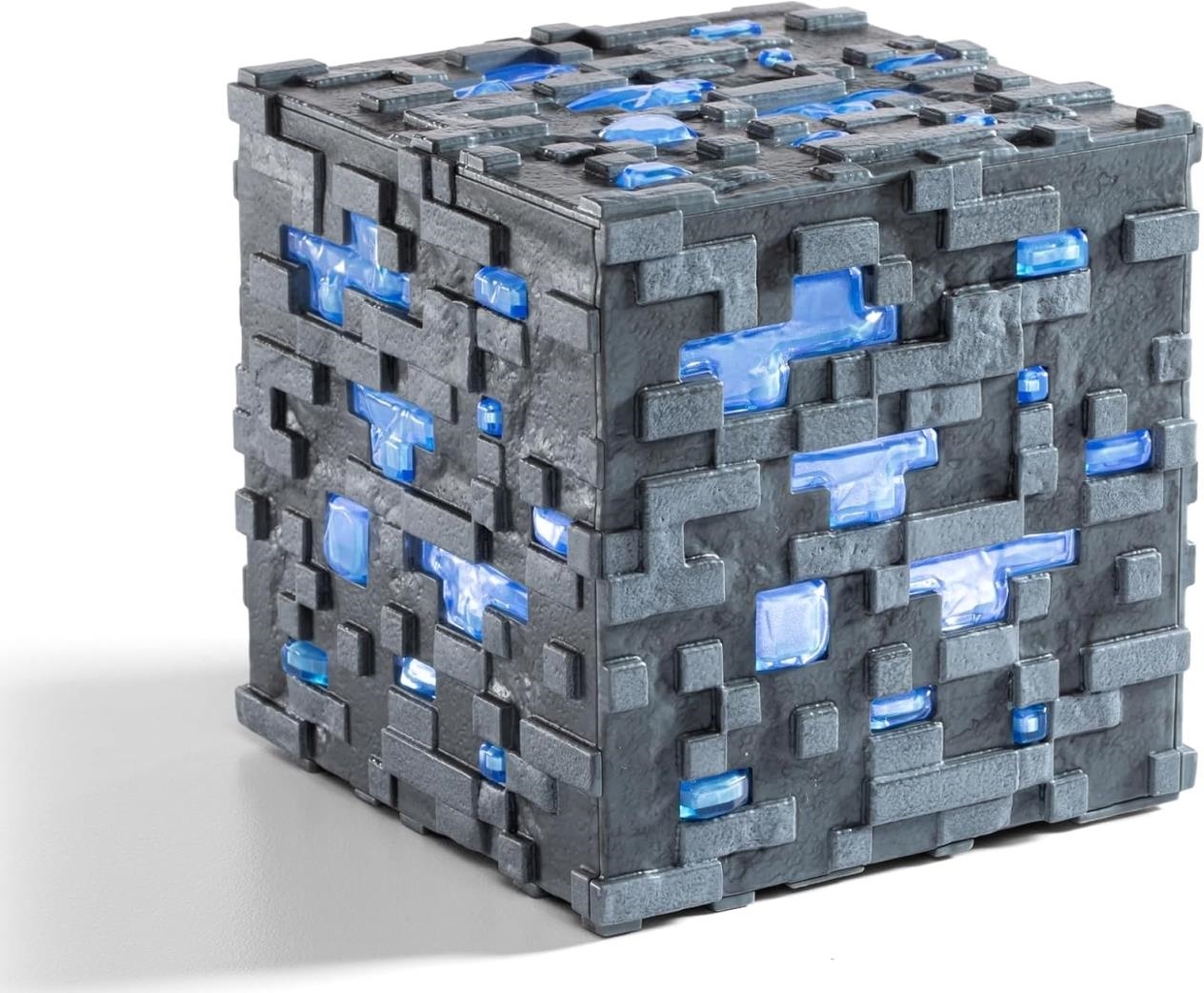 Merchandising Minecraft: Minerale Di Diamante Luminoso Replica Da Collezionare NUOVO SIGILLATO SUBITO DISPONIBILE