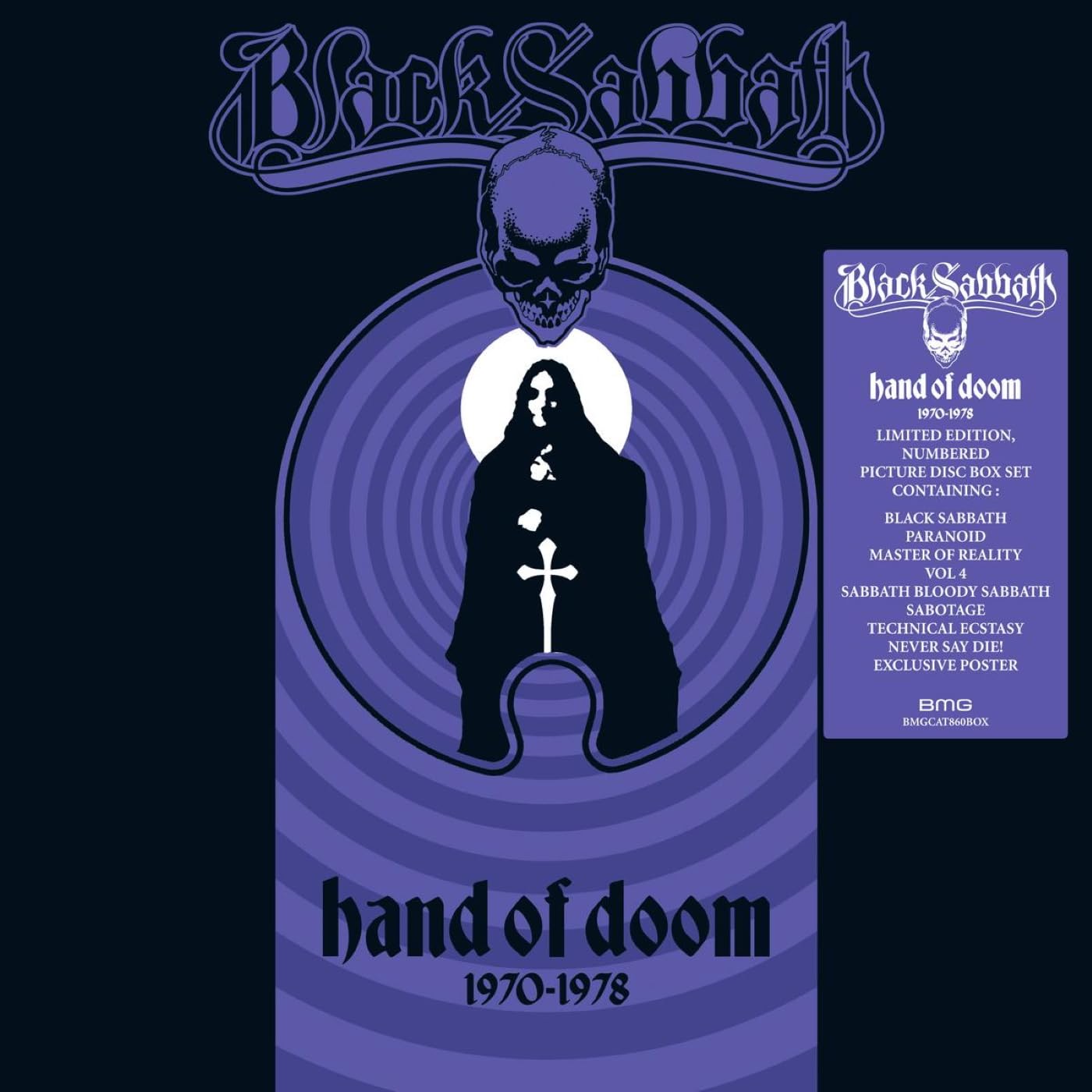 Vinile Sabbath - Hand Of Doom 8 Lp Picture Disc NUOVO SIGILLATO EDIZIONE DEL SUBITO DISPONIBILE nero