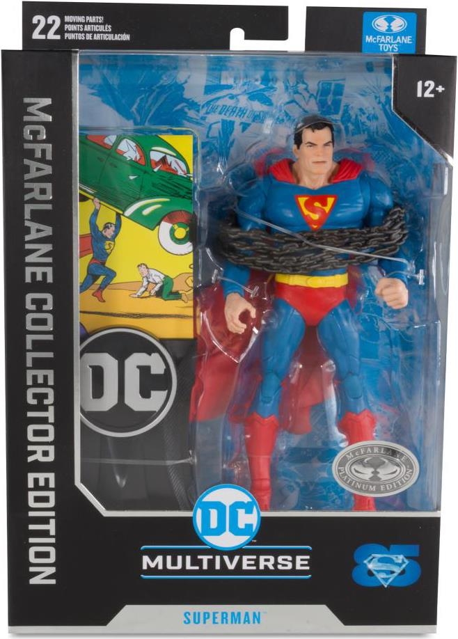 Merchandising Dc Comics: Mcfarlane Toys - Dc Multiverse Collector Edition 18Cm - Superman (Fumetto Vol 1) NUOVO SIGILLATO, EDIZIONE DEL 17/11/2023 SUBITO DISPONIBILE
