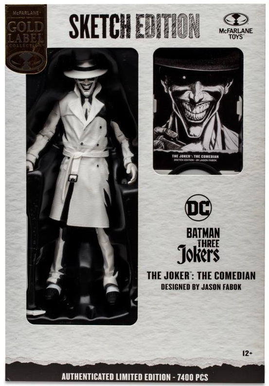Merchandising Dc Comics: Mcfarlane Toys - Dc Multiverse Line Art 18Cm - Joker The Comedian (Edizione Limitata) NUOVO SIGILLATO, EDIZIONE DEL 17/11/2023 SUBITO DISPONIBILE