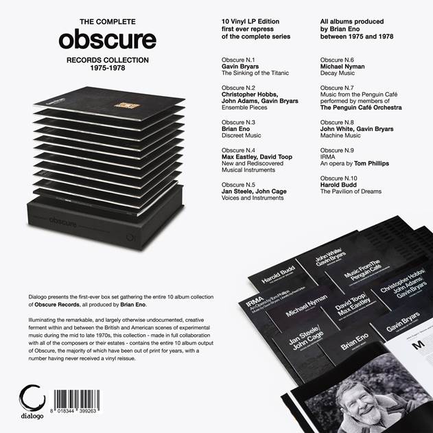 Vinile Complete Obscure Records Collection 75-78 (The) - Curated By Gavin Bryars / Various (10 Lp) NUOVO SIGILLATO, EDIZIONE DEL 24/11/2023 SUBITO DISPONIBILE