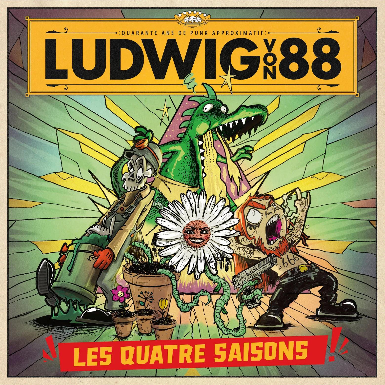 Audio Cd Ludwig Von 88 - Les 4 Saisons/40 Ans De Punk Approximatif (4 Cd) NUOVO SIGILLATO, EDIZIONE DEL 22/11/2023 SUBITO DISPONIBILE