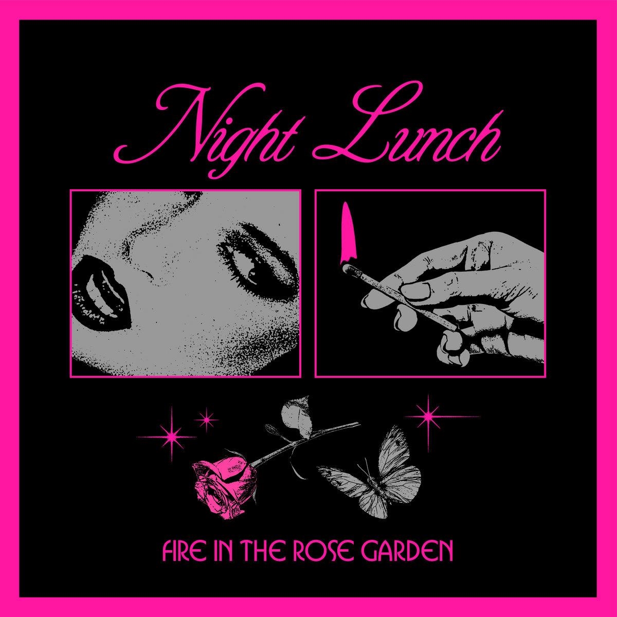 Vinile Night Lunch - Fire In The Rose Garden (180G White Vinyl) NUOVO SIGILLATO, EDIZIONE DEL 19/10/2023 SUBITO DISPONIBILE