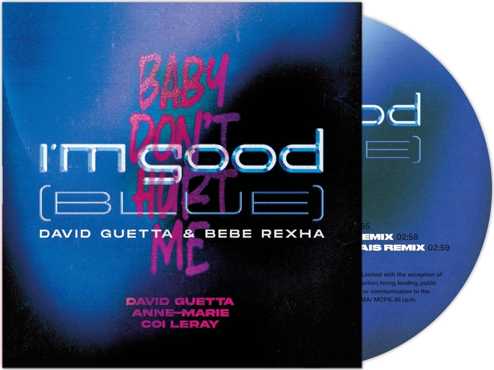 Vinile David Guetta - I'm Good (Blue) NUOVO SIGILLATO, EDIZIONE DEL 15/12/2023 SUBITO DISPONIBILE