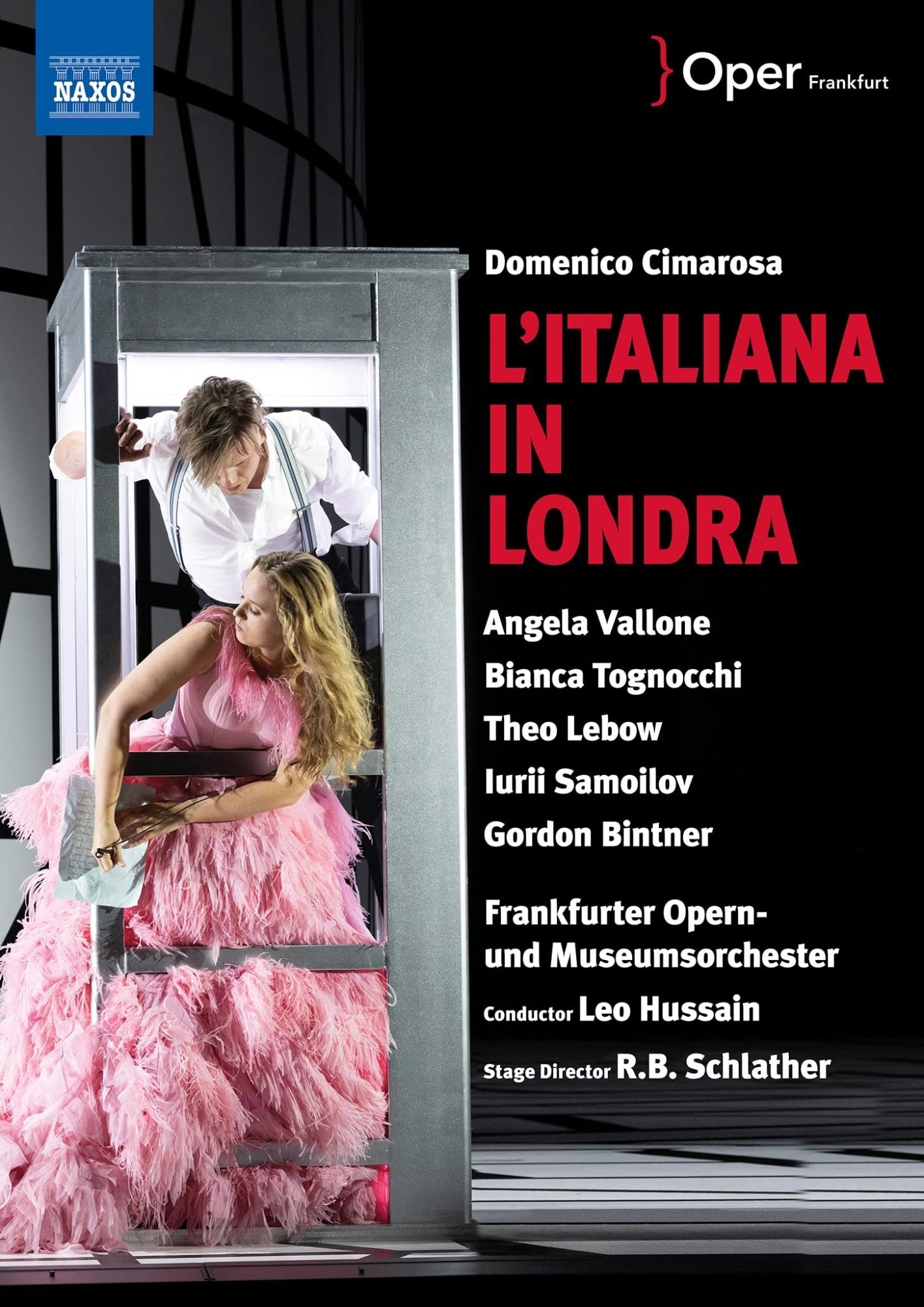 Music Dvd Domenico Cimarosa - L'Italiana In Londra NUOVO SIGILLATO, EDIZIONE DEL 01/12/2023 SUBITO DISPONIBILE