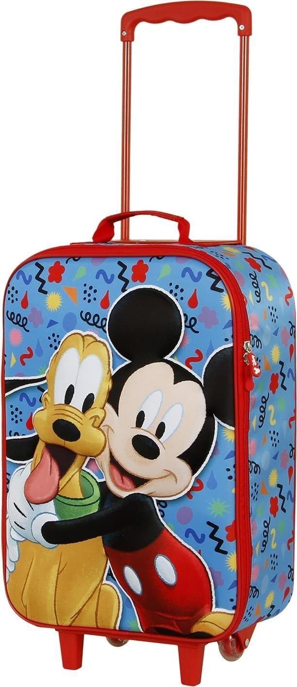 Merchandising Disney:  - Mickey - Valigia Trolley Soft 3D Mates NUOVO SIGILLATO SUBITO DISPONIBILE