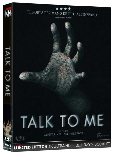 Blu-Ray 4K Uhd Talk To Me (4K Ultra Hd+Blu-Ray) NUOVO SIGILLATO, EDIZIONE DEL 25/01/2024 SUBITO DISPONIBILE