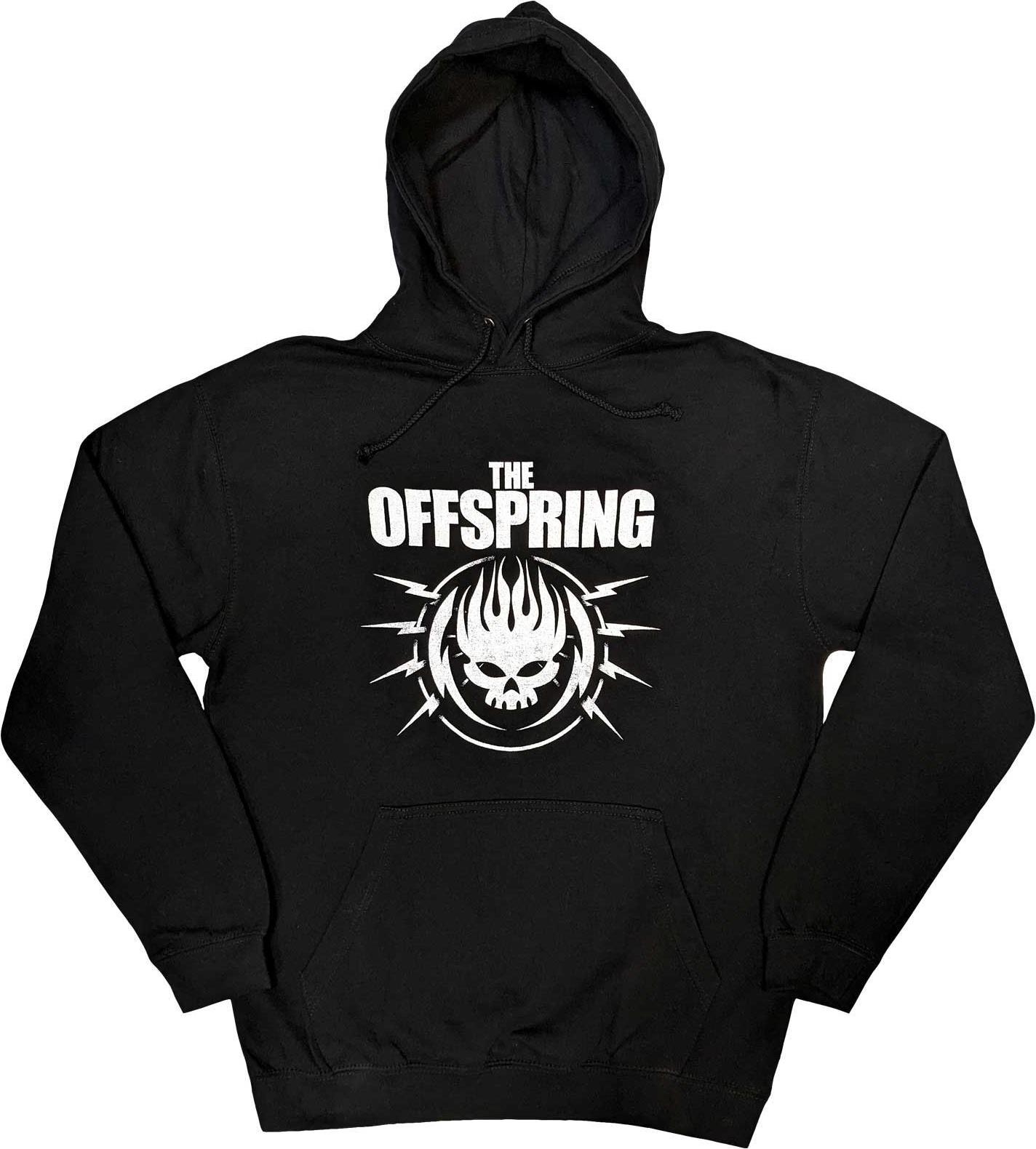 Abbigliamento Offspring: Bolt Logo (Felpa Con Cappuccio Unisex Tg.L) NUOVO SIGILLATO SUBITO DISPONIBILE