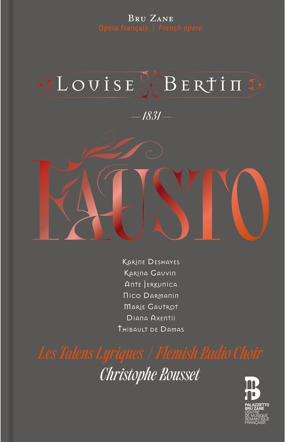 Audio Cd Louise Bertin - Fausto (2 Cd) NUOVO SIGILLATO, EDIZIONE DEL 05/01/2024 SUBITO DISPONIBILE