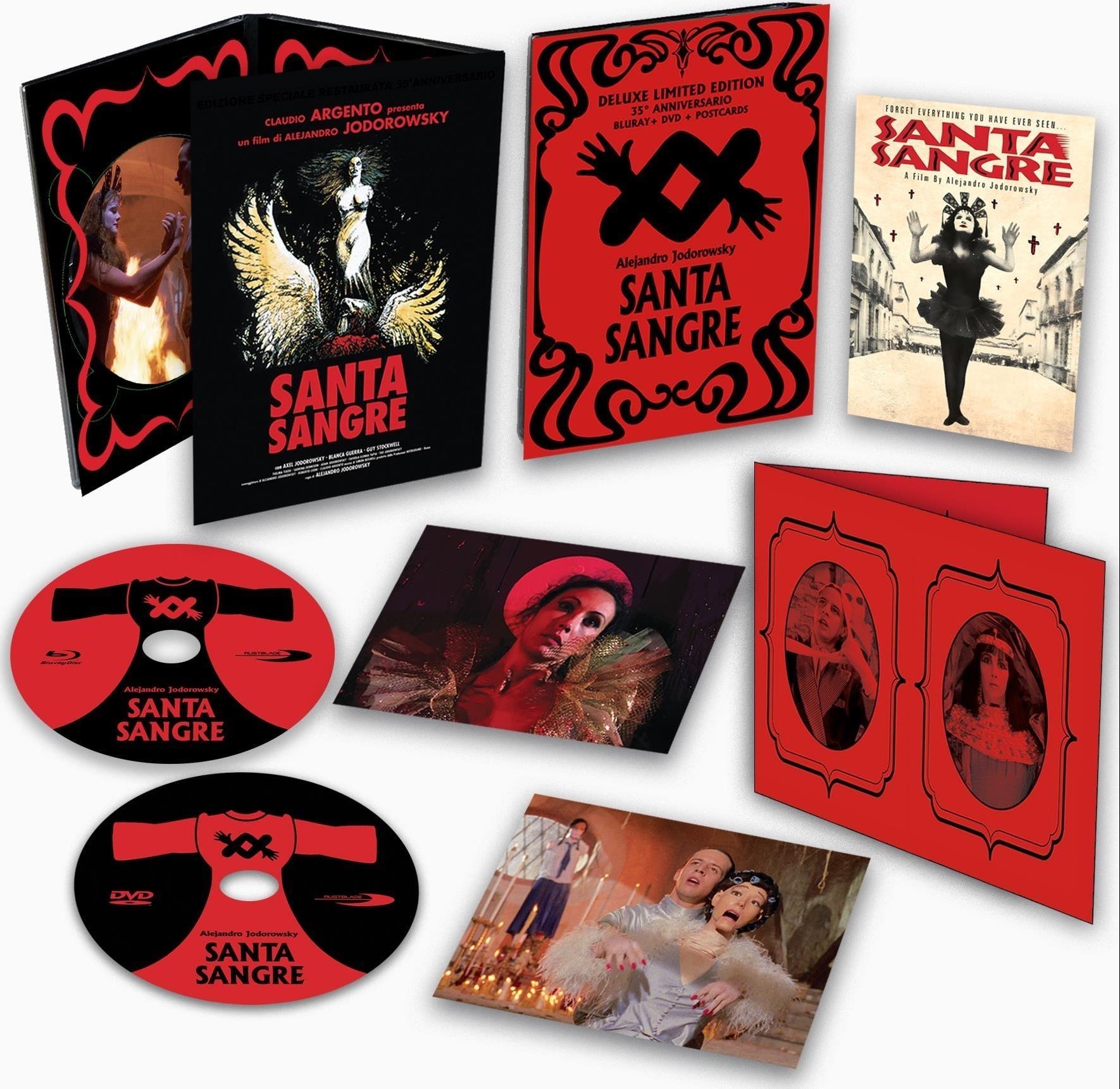 Blu-Ray Santa Sangre (35Th Anniversary) (Deluxe Box Edition Blu-Ray + Dvd + Postcards + Gatefold Insert) NUOVO SIGILLATO, EDIZIONE DEL 13/03/2024 SUBITO DISPONIBILE