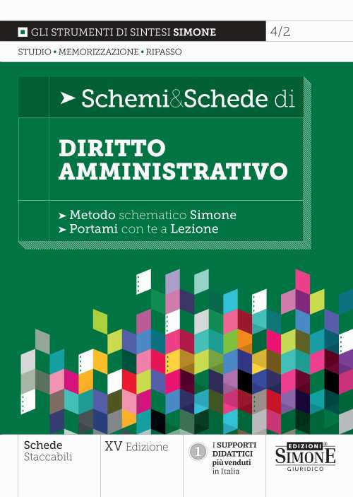 Libri Schemi & Schede Di Diritto Amministrativo NUOVO SIGILLATO, EDIZIONE DEL 08/01/2024 SUBITO DISPONIBILE