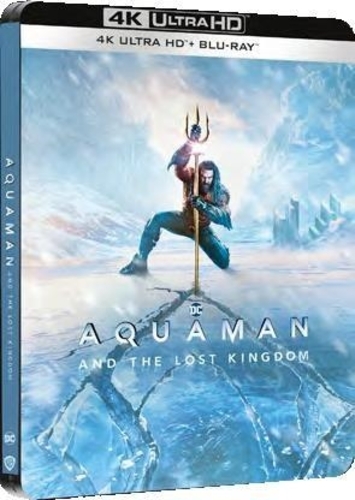 Blu-Ray 4K Uhd Aquaman E Il Regno Perduto (Steelbook 1) (4K Ultra Hd+Blu-Ray) NUOVO SIGILLATO, EDIZIONE DEL 14/03/2024 SUBITO DISPONIBILE