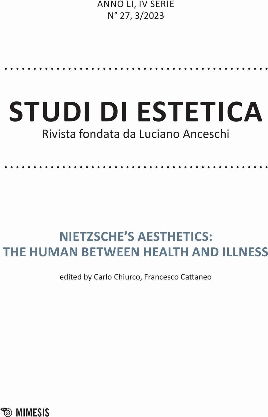 Libri Studi Di Estetica (2023) Vol 03 NUOVO SIGILLATO, EDIZIONE DEL 29/01/2024 SUBITO DISPONIBILE