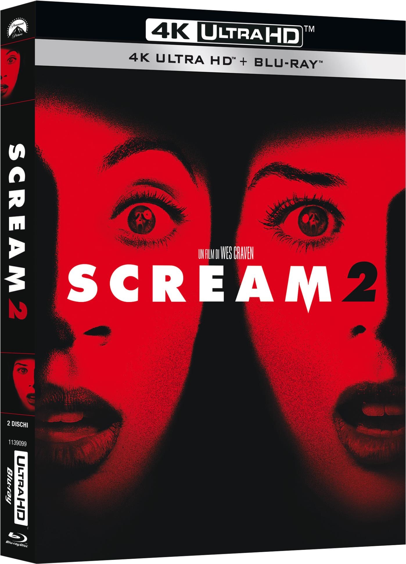 Blu-Ray 4K Uhd Scream 2 (4K Ultra Hd+Blu-Ray) NUOVO SIGILLATO, EDIZIONE DEL 18/03/2024 SUBITO DISPONIBILE