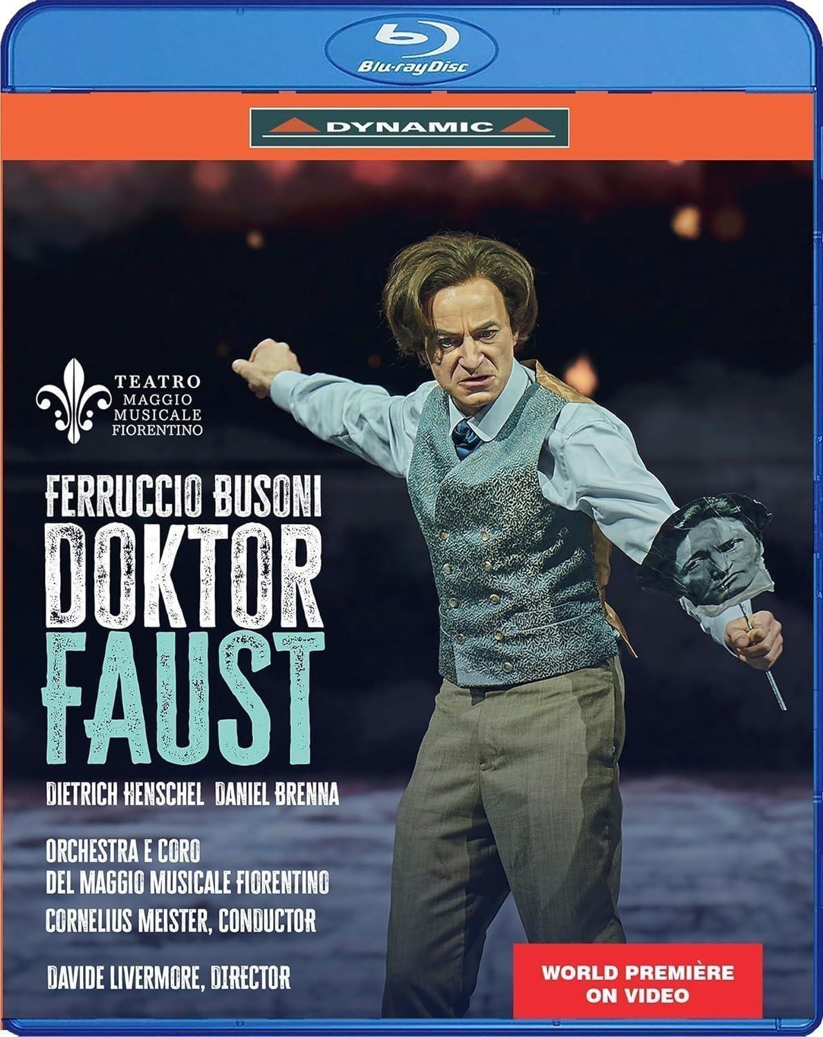 Music Blu-Ray Ferruccio Busoni - Doktor Faust NUOVO SIGILLATO, EDIZIONE DEL 29/01/2024 SUBITO DISPONIBILE