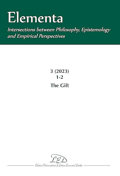 Libri Elementa. Intersections Between Philosophy, Epistemology And Empirical Perspectives (2023) Vol 03 NUOVO SIGILLATO, EDIZIONE DEL 02/02/2024 SUBITO DISPONIBILE