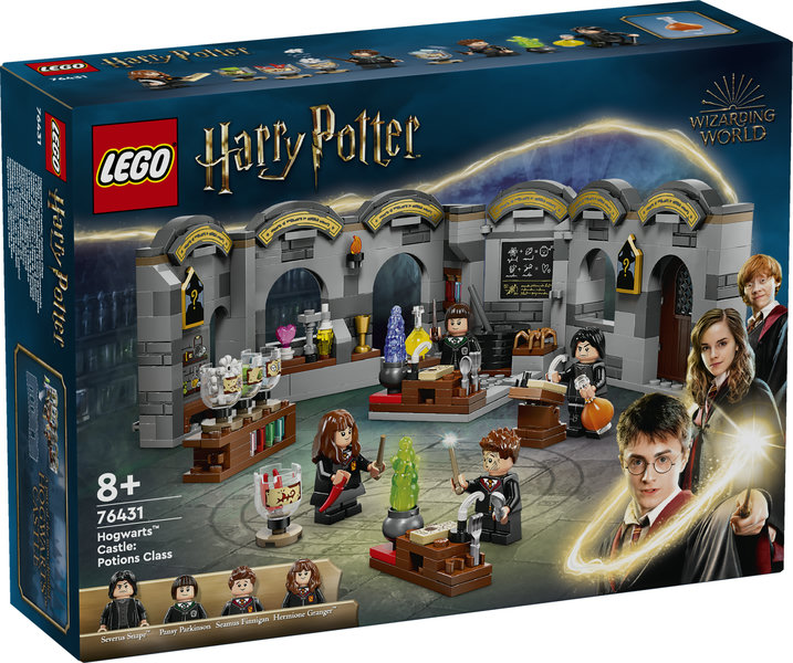 Harry Potter Castello di Hogwarts: Lezione di Pozioni Aula Giocattolo da Costruire per Corso di Magia Giochi per Bambini e Bambine da 8 Anni con 4 Minifigure Idea Regalo da Collezione 76431