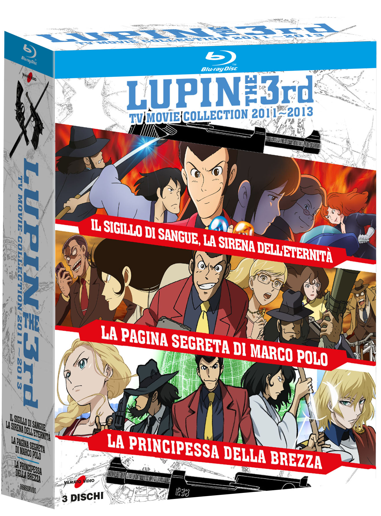 Blu-Ray Lupin III - Tv Movie Collection 2011-2013 (3 Blu-Ray) NUOVO SIGILLATO, EDIZIONE DEL 06/06/2024 SUBITO DISPONIBILE
