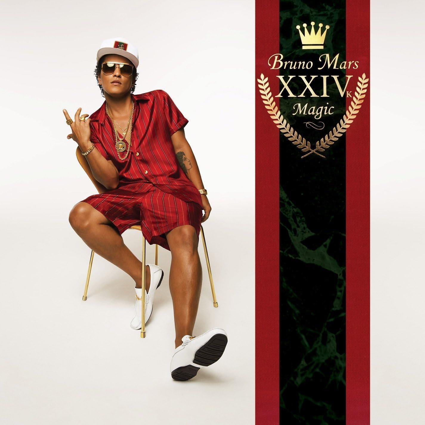 Vinile Bruno Mars - 24K Magic Vinyl & NUOVO SIGILLATO EDIZIONE DEL SUBITO DISPONIBILE verde giallo nero