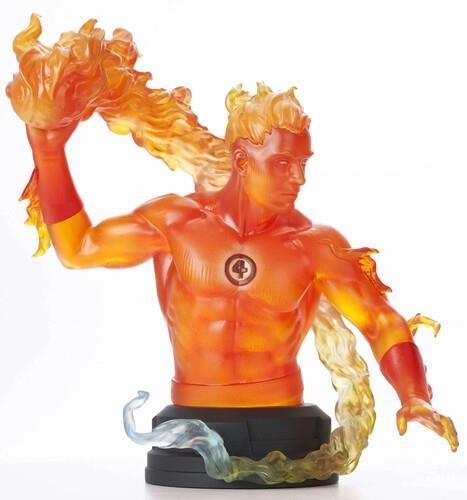 Merchandising Marvel Animated Human Torch Bust NUOVO SIGILLATO, EDIZIONE DEL 28/11/2023 SUBITO DISPONIBILE