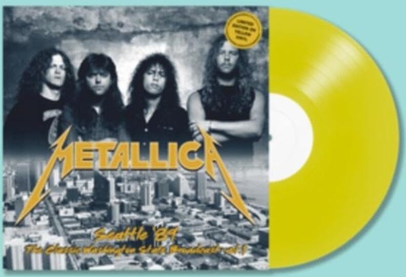 Vinile Metallica - Seattle 89 Vol. 1 Vinyl 2 Lp NUOVO SIGILLATO EDIZIONE DEL SUBITO DISPONIBILE giallo