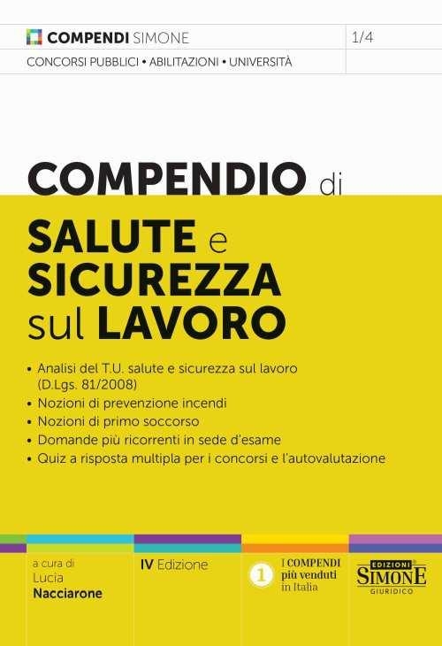 Libri Compendio Di Salute E Sicurezza Sul Lavoro NUOVO SIGILLATO, EDIZIONE DEL 11/03/2024 SUBITO DISPONIBILE