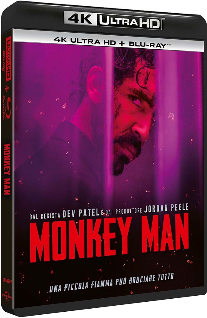 4K Uhd Monkey Man 4K Ultra Hd+ NUOVO SIGILLATO EDIZIONE DEL SUBITO DISPONIBILE blu-ray