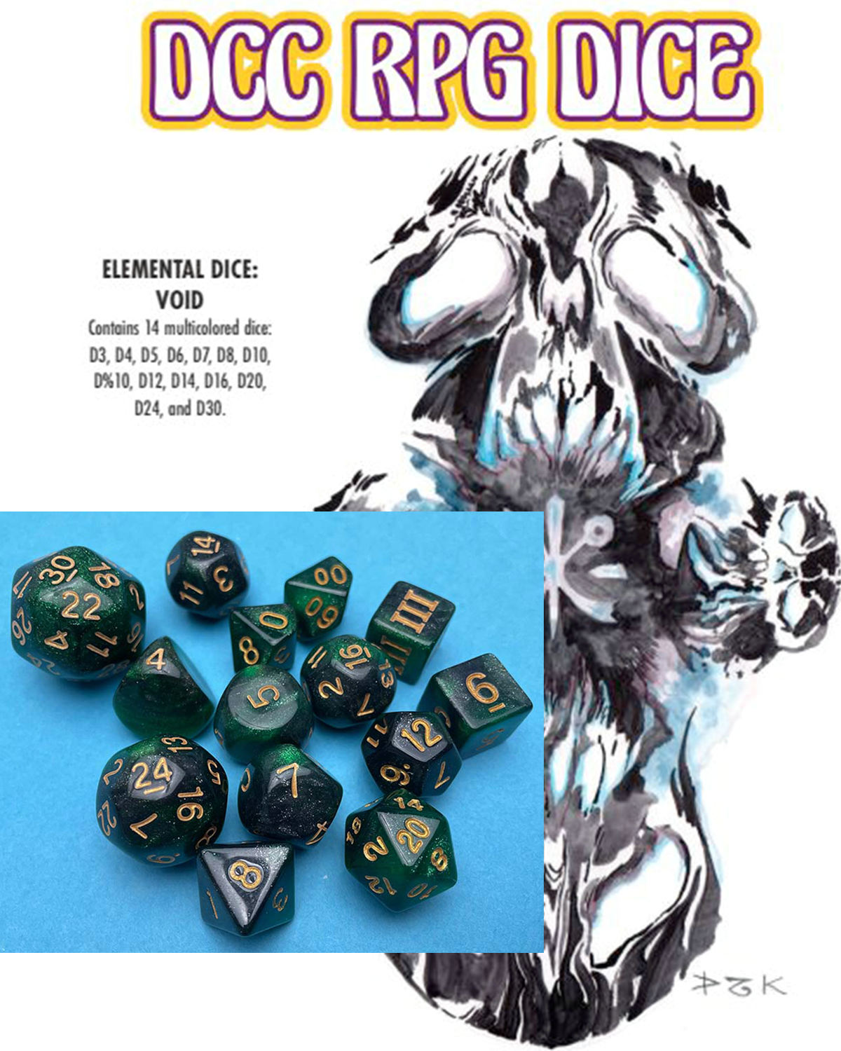 LIbri Dcc Rpg Dice - Elemental Dice Void NUOVO SIGILLATO SUBITO DISPONIBILE