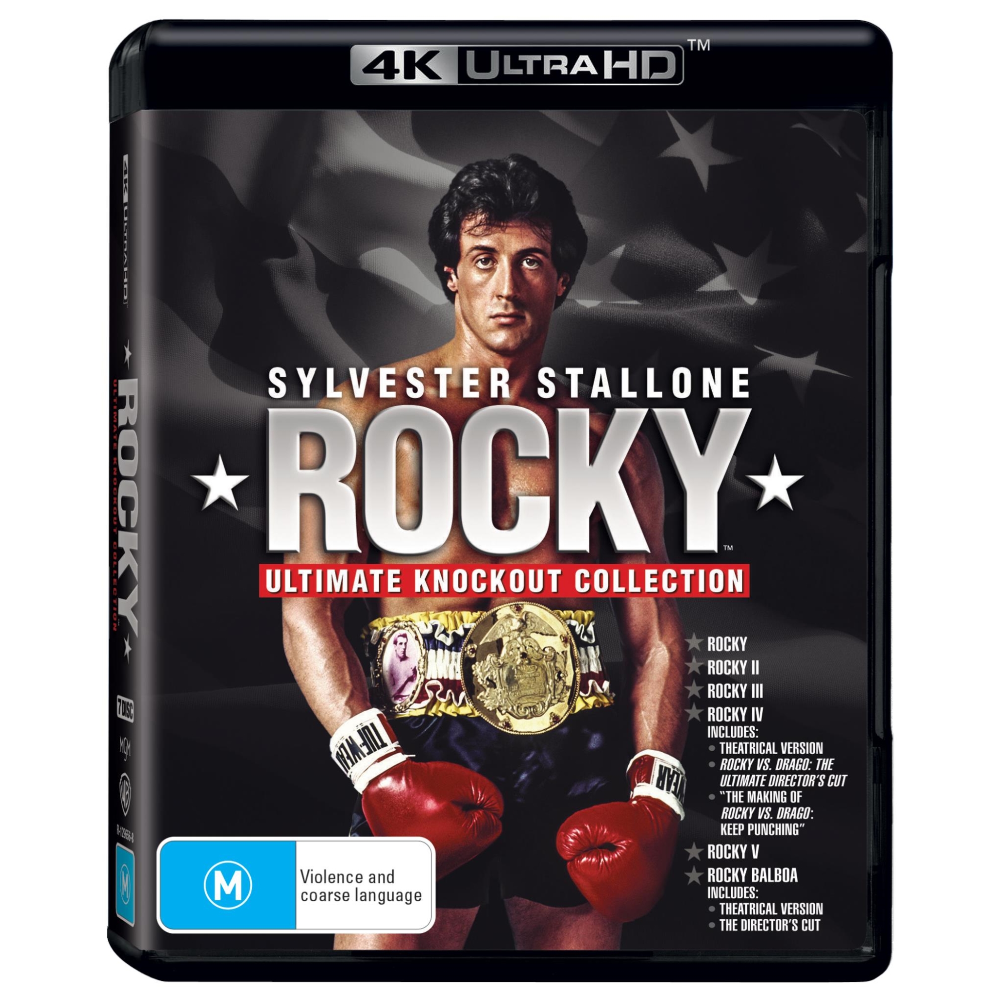 4K Uhd Rocky Collection I - IV 4K + NUOVO SIGILLATO EDIZIONE DEL SUBITO DISPONIBILE ultra-hd blu-ray