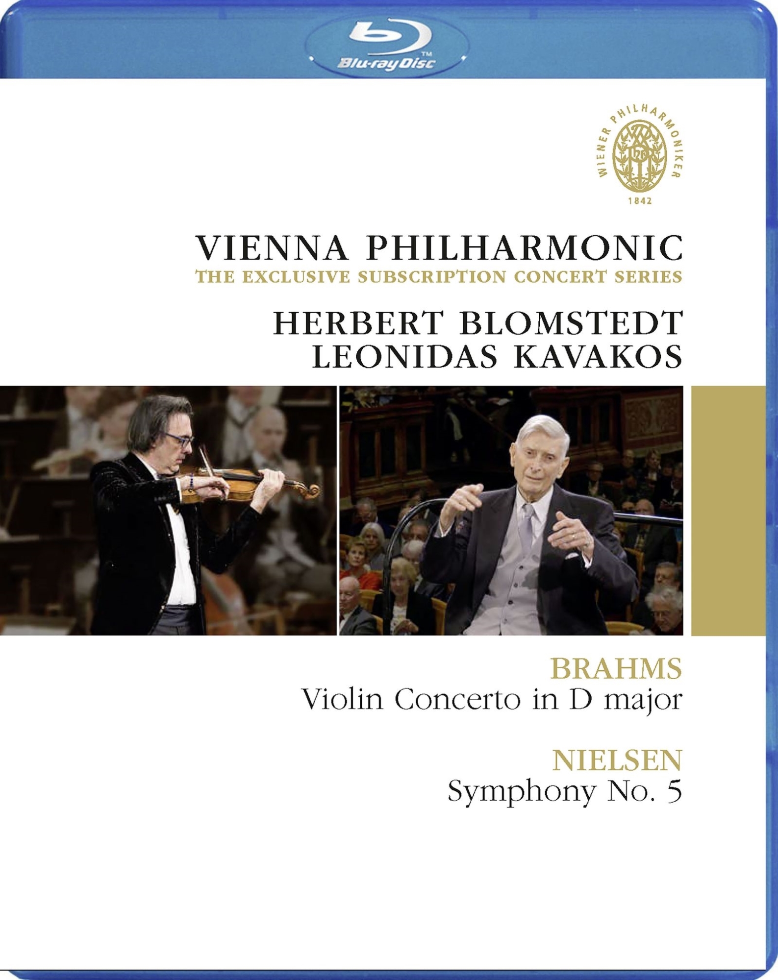 Music Nielsen Blomstedt Wiener Philharmoniker - Exclusive Subscription Concert Series - Leonidas NUOVO SIGILLATO EDIZIONE DEL SUBITO DISPONIBILE blu-ray