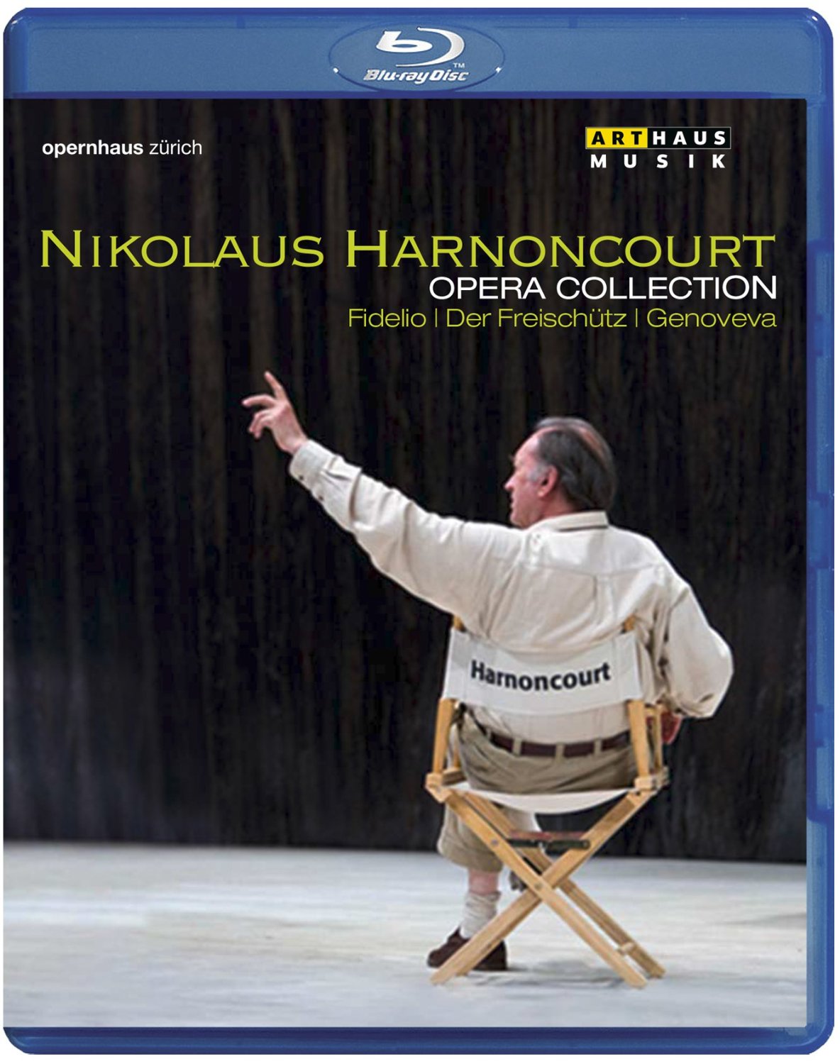 Music Blu-Ray Nikolaus Harnoncourt: Opera Collection - Fidelio, Der Freischutz, Genoveva NUOVO SIGILLATO, EDIZIONE DEL 29/09/2014 SUBITO DISPONIBILE