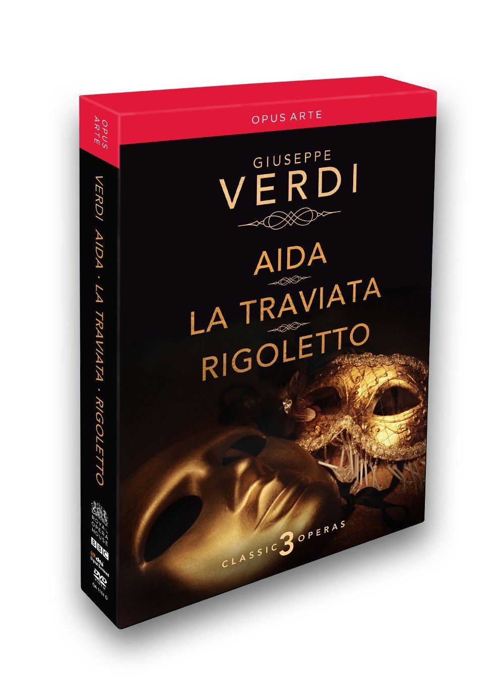 Music Dvd Giuseppe Verdi - Aida, La Traviata, Rigoletto (3 Dvd) NUOVO SIGILLATO, EDIZIONE DEL 03/11/2014 SUBITO DISPONIBILE