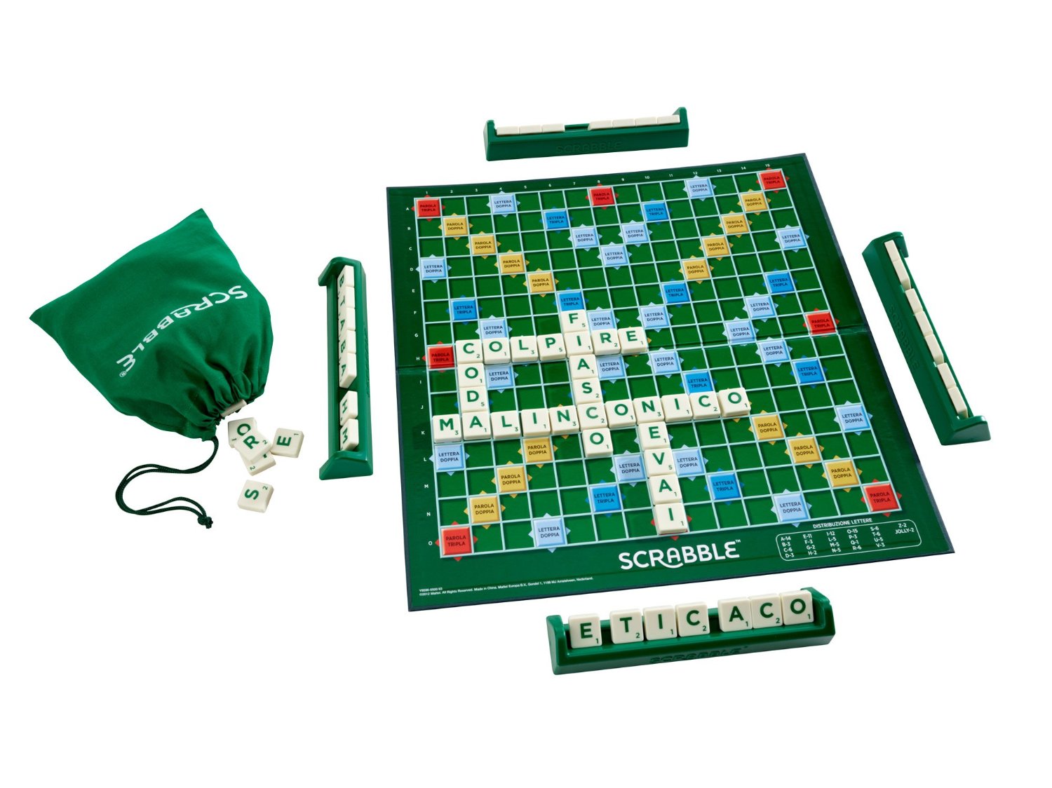 Merchandising Mattel: Scrabble NUOVO SIGILLATO, EDIZIONE DEL 31/01/2015 SUBITO DISPONIBILE